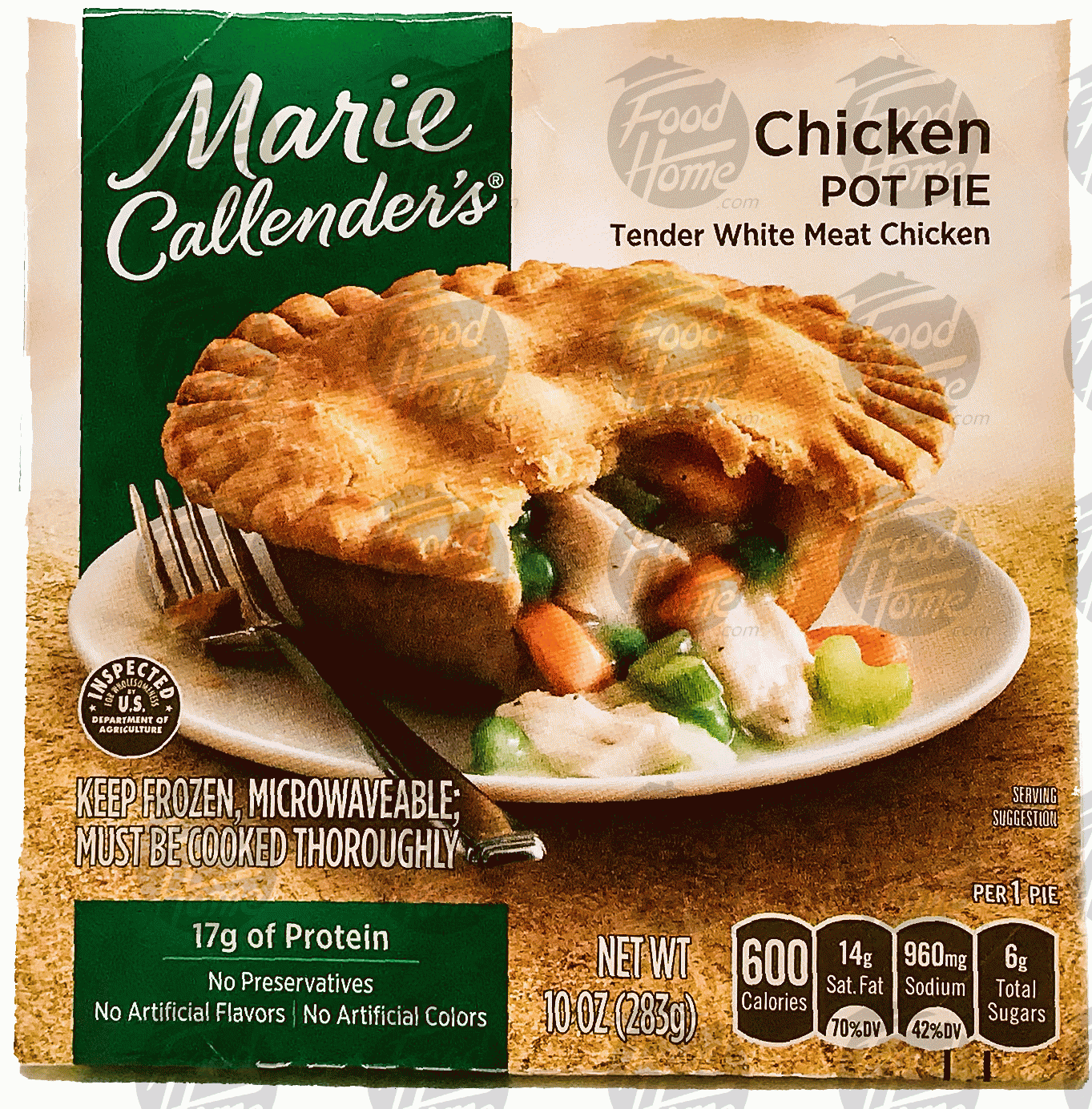 Marie Callender's  chicken pot pie, tender white meat chicken Full-Size Picture